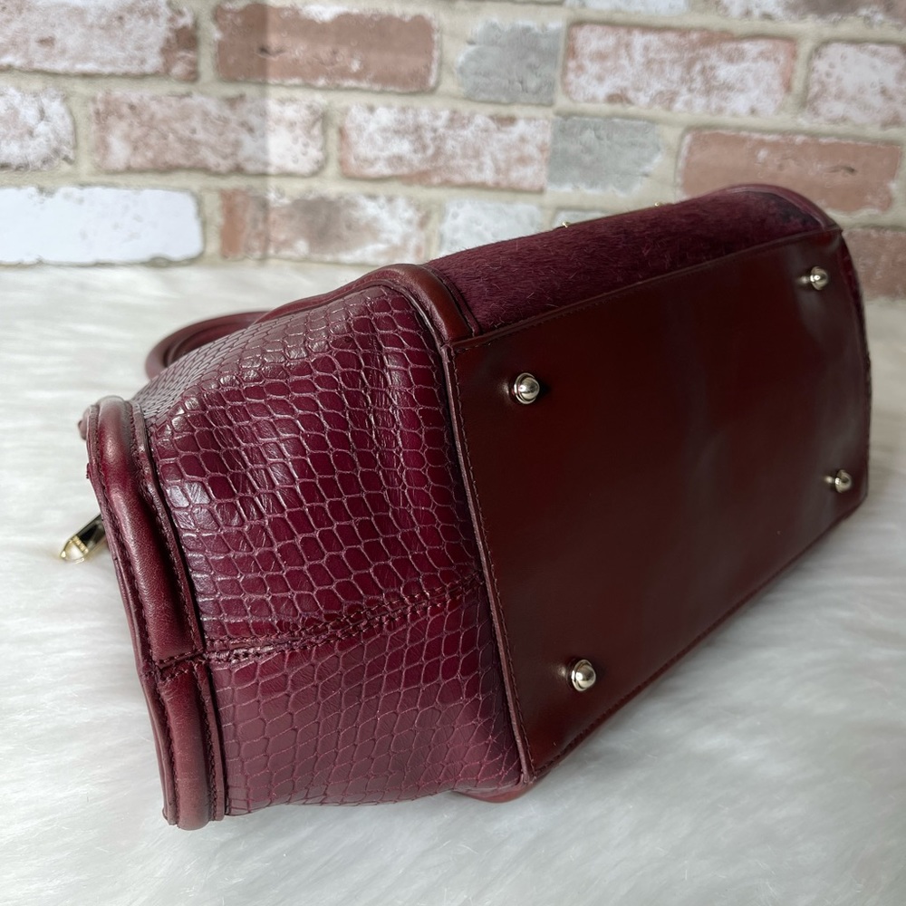 Brahmin Arden Satchel Tart Croc Embossed Leather - Picture 7 of 15